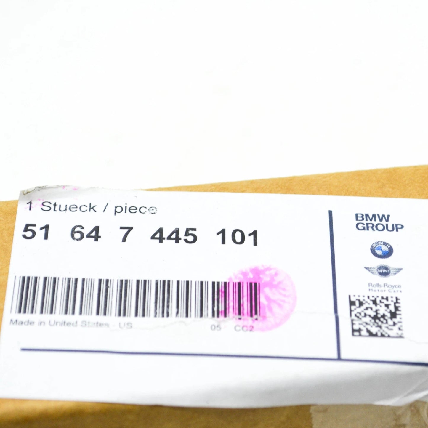 NEW BMW X5 G05 FRONT PANEL LEFT SUPPORT 51647445101