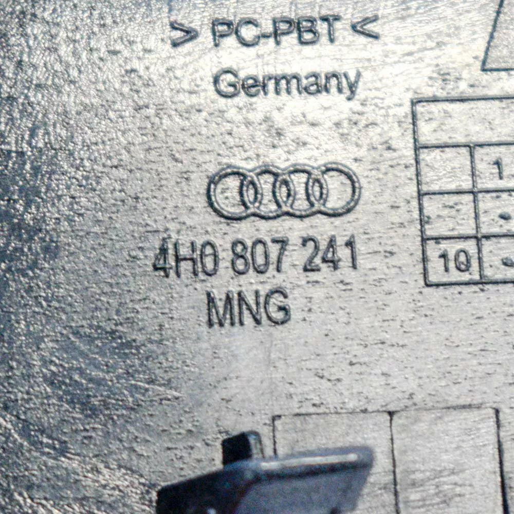 NEW AUDI A8 D4 TOWING HOOK EYE COVER TRIM 4H0807241GRU ORIGINAL