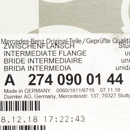 NEW MERCEDES BENZ C CLASS W204 INTAKE MANIFOLD DUCT SUPPORT A2740900144 ORIGINAL