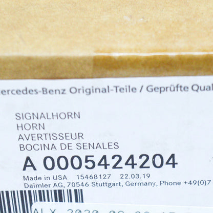 NEW MERCEDES BENZ GLE C292 LOW HORN SIGNAL FANFARE A0005424204