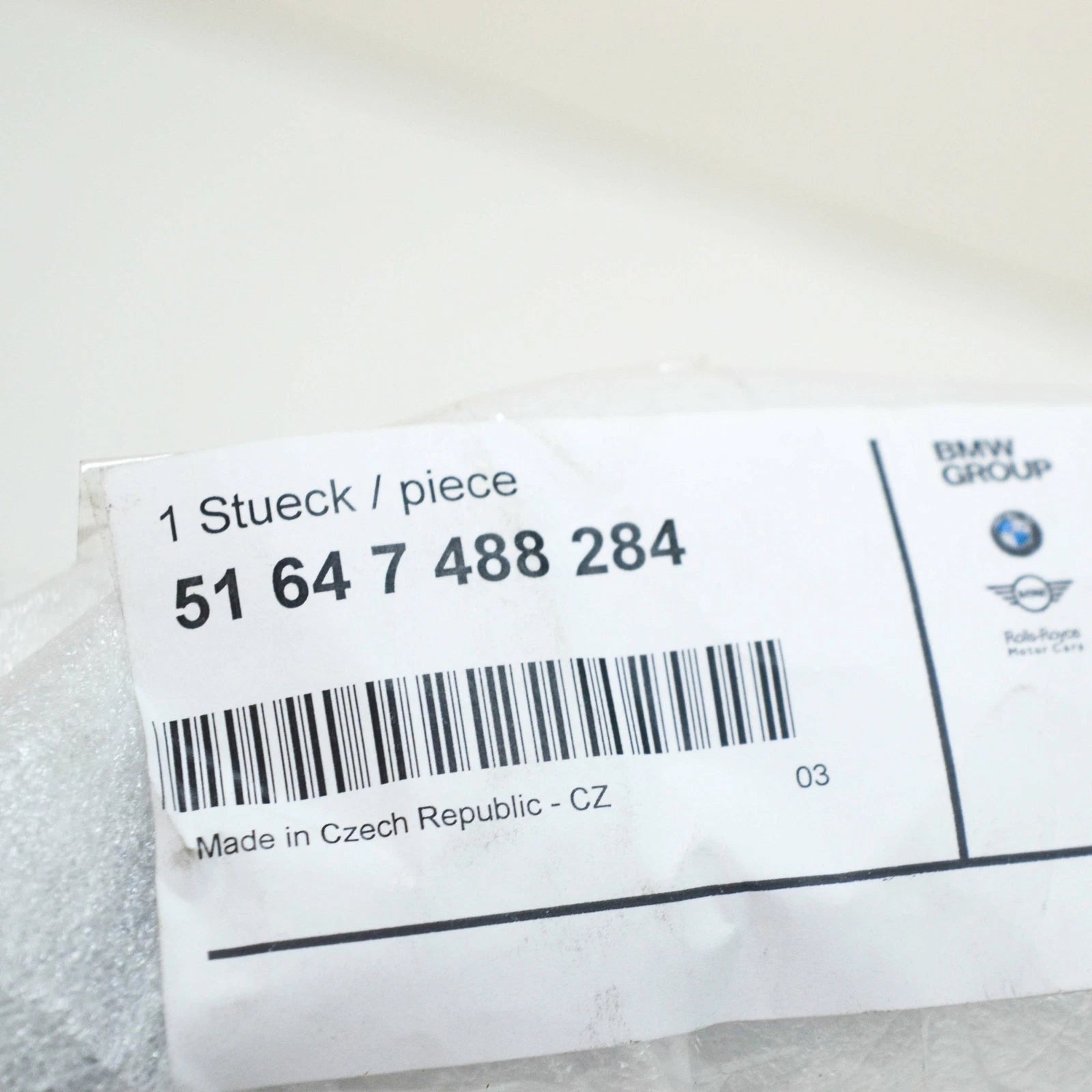 NEW BMW 1 F40 RADIATOR SUPPORT TIE BAR V-BRACE 51647488284 ORIGINAL