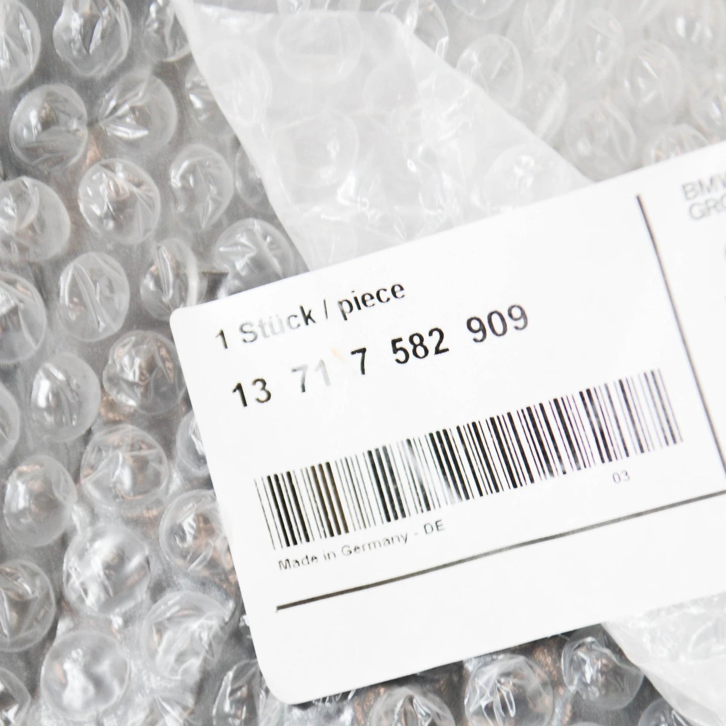 NEW BMW Z4 E89 AIR INTAKE SUCTION DUCT 13717582909 7582909 2011 ORIGINAL