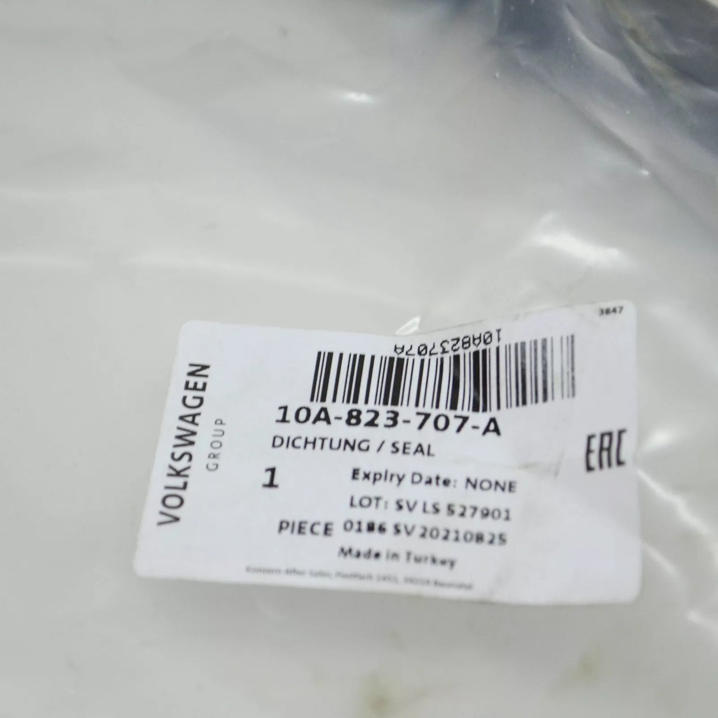 NEW VOLKSWAGEN ID.3 E11 FRONT BONNET HOOD SEAL GASKET 10A823707A