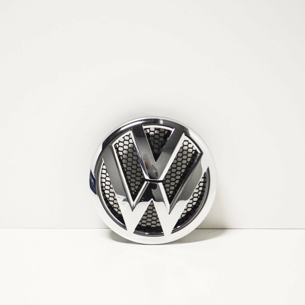 NEW VOLKSWAGEN TRANSPORTER T5 FRONT GRILLE BADGE 7E0853601C739 ORIGINAL