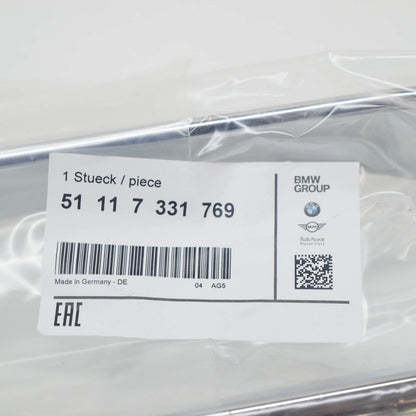 NEW BMW 5 F10 FRONT BUMPER MOLDING LEFT SIDE 51117331769 2016 ORIGINAL