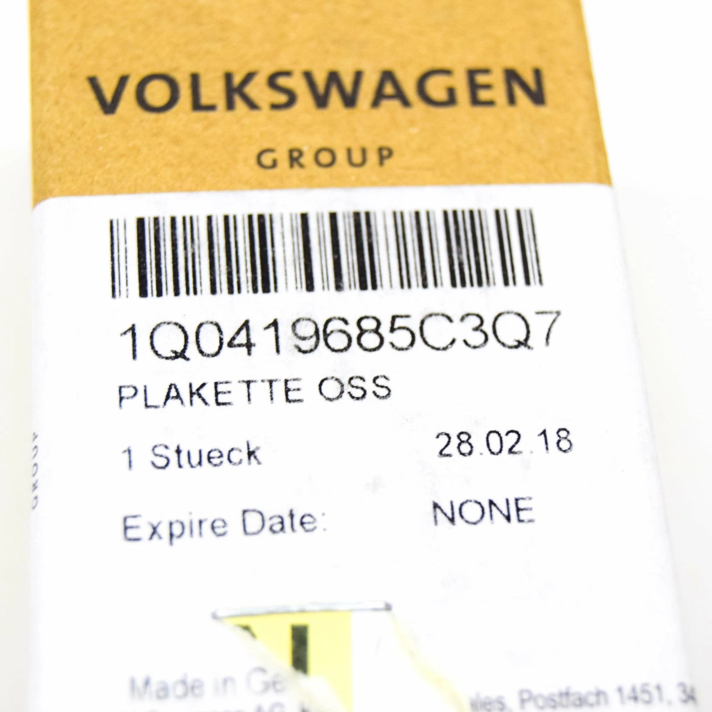 NEW VOLKSWAGEN EOS STEERING WHEEL LOWER COVER CAP 1Q0419685C3Q7