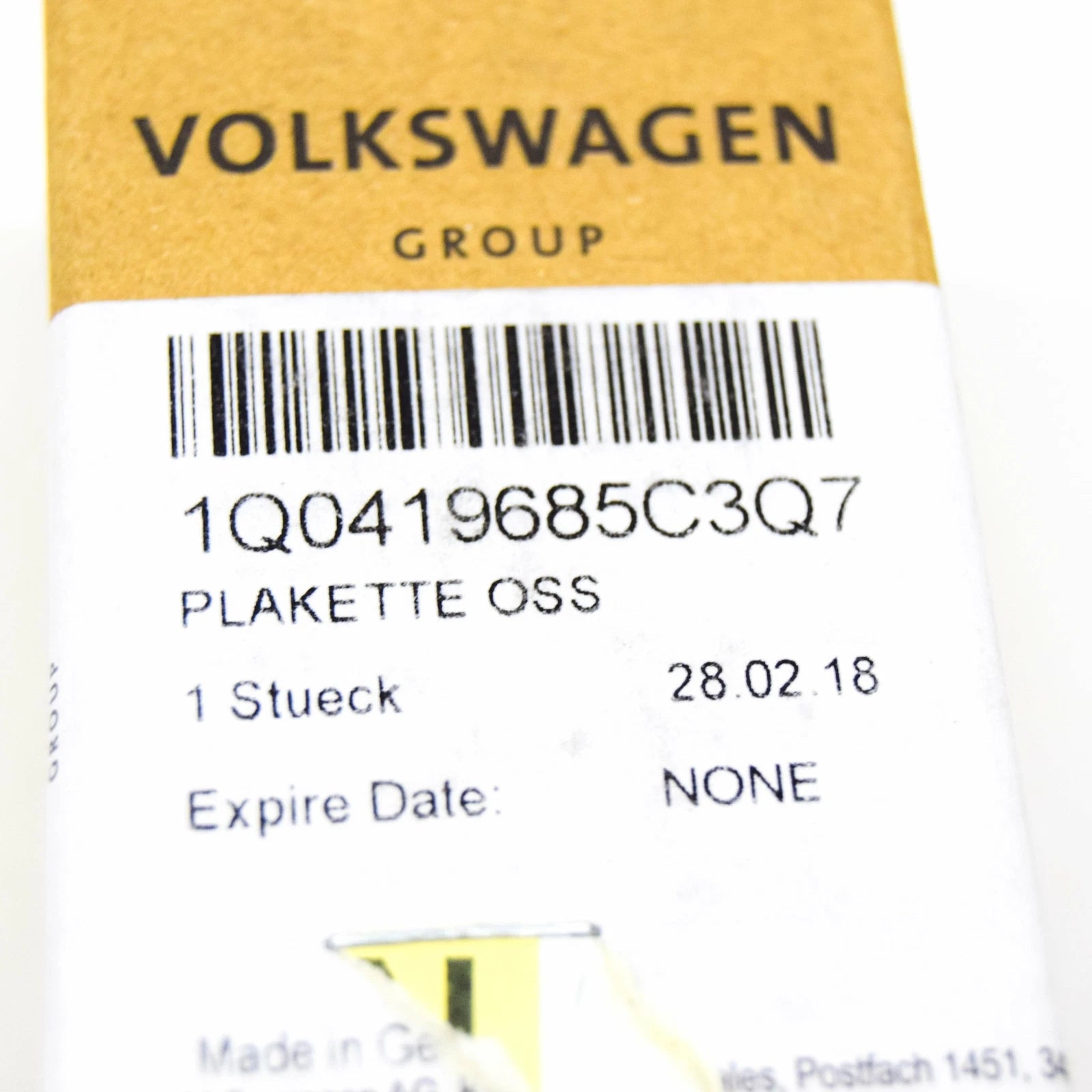 NEW VOLKSWAGEN EOS STEERING WHEEL LOWER COVER CAP 1Q0419685C3Q7