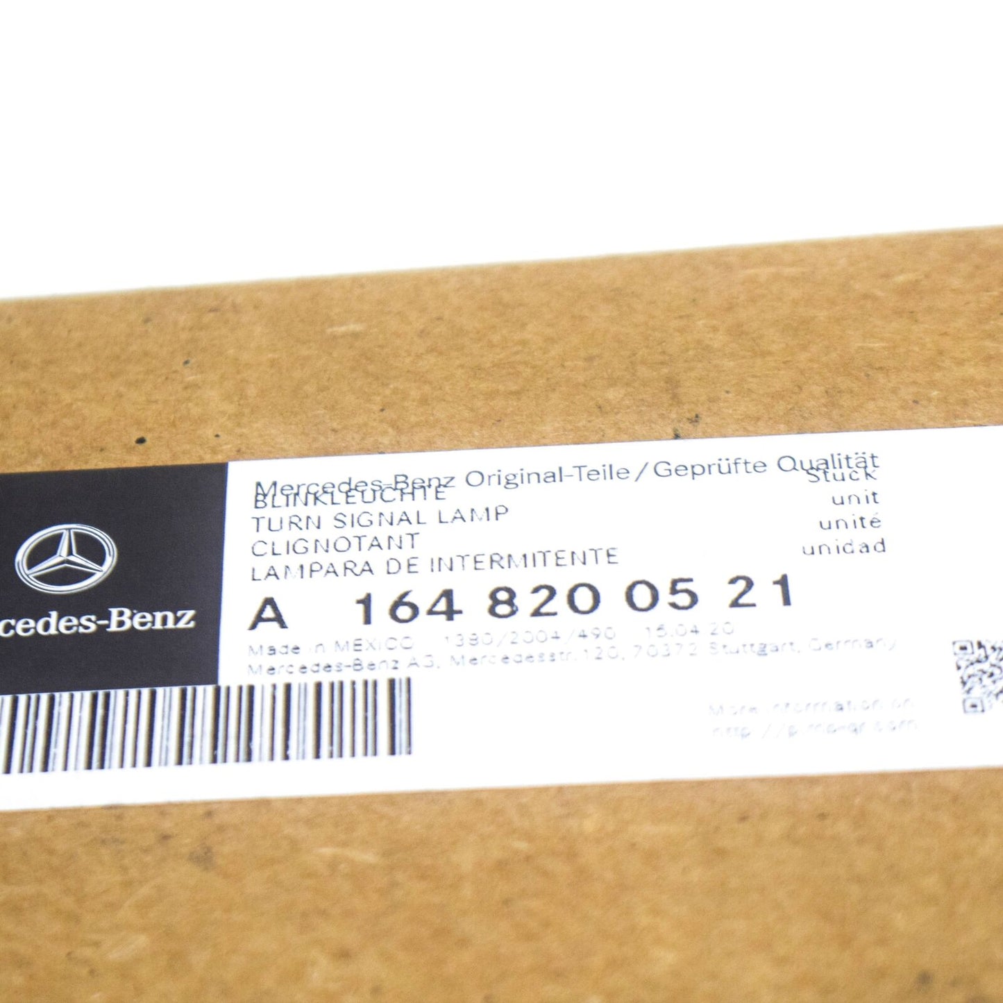 NEW MERCEDES BENZ GL X164 LEFT SIDE MIRROR TURN SIGNAL A1648200521 ORIGINAL