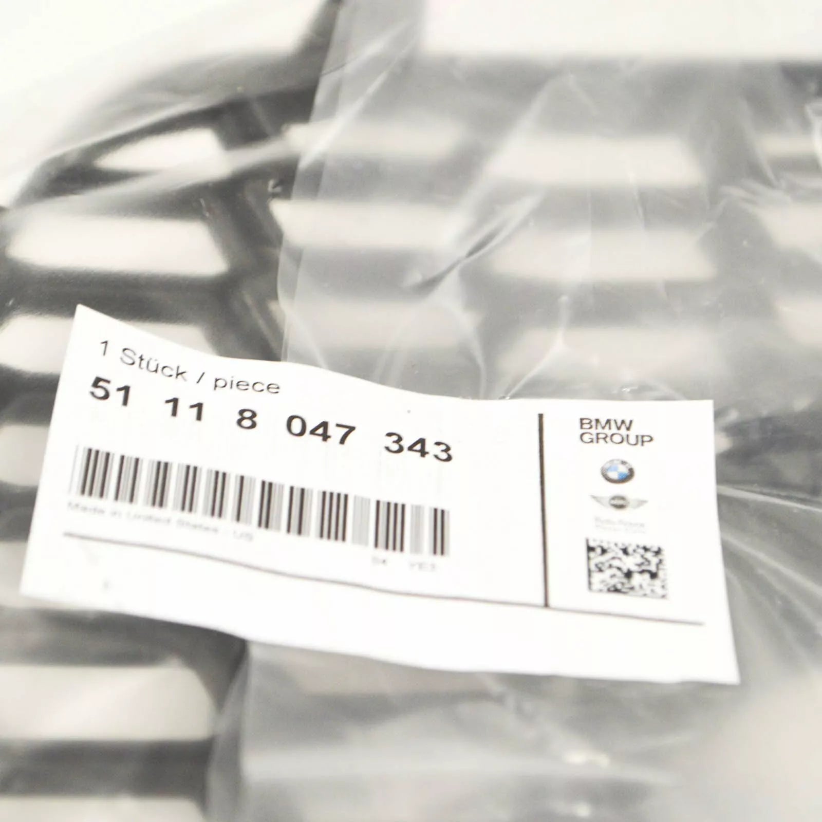 NEW BMW X5 E70 FRONT OPEN FOG LIGHT GRILLE LEFT 8047343 51118047343 ORIGINAL