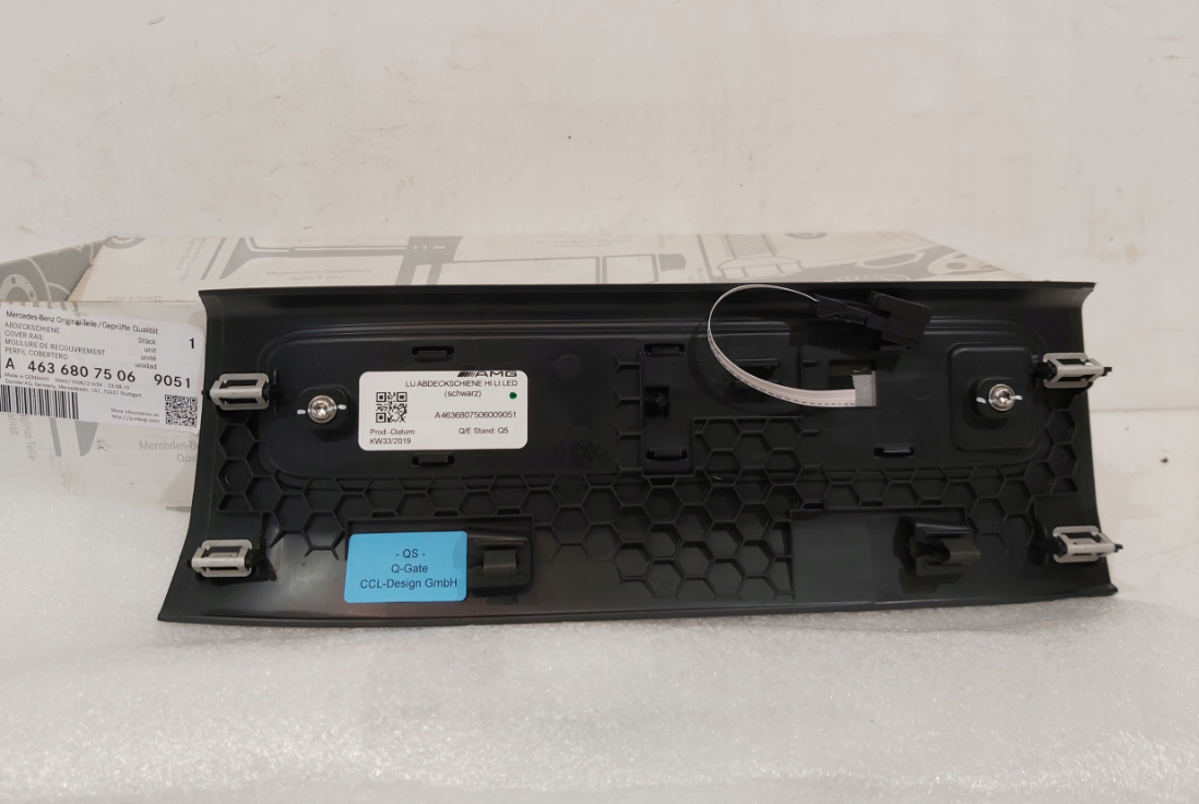 NEW MERCEDES-BENZ G W463 AMG REAR LEFT DOOR COVER RAIL A46368075069051 ORIGINAL