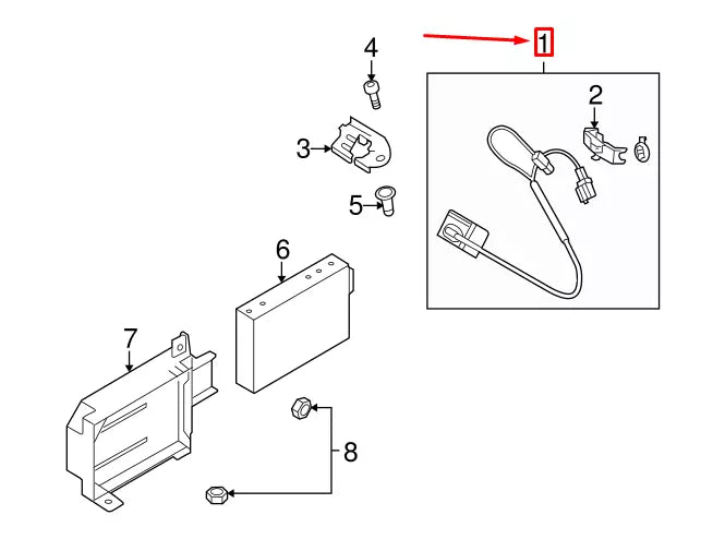 NEW AUDI Q7 4L REAR PARK ASSIST CAMERA 4L0980551D ORIGINAL
