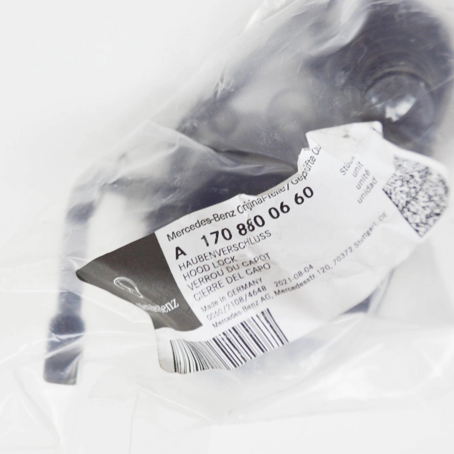 NEW MERCEDES-BENZ SLK R170 ENGINE HOOD CATCH UPPER PART RHD A1708800660 ORIGINAL