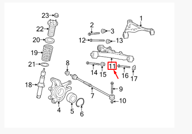 new jaguar xf x250 rear left lower wishbone arm c2d42388 original