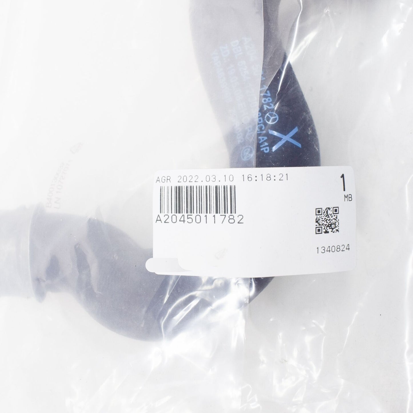 NEW MERCEDES-BENZ GLK X204 RIGHT UPPER RADIATOR PIPE HOSE A2045011782 ORIGINAL