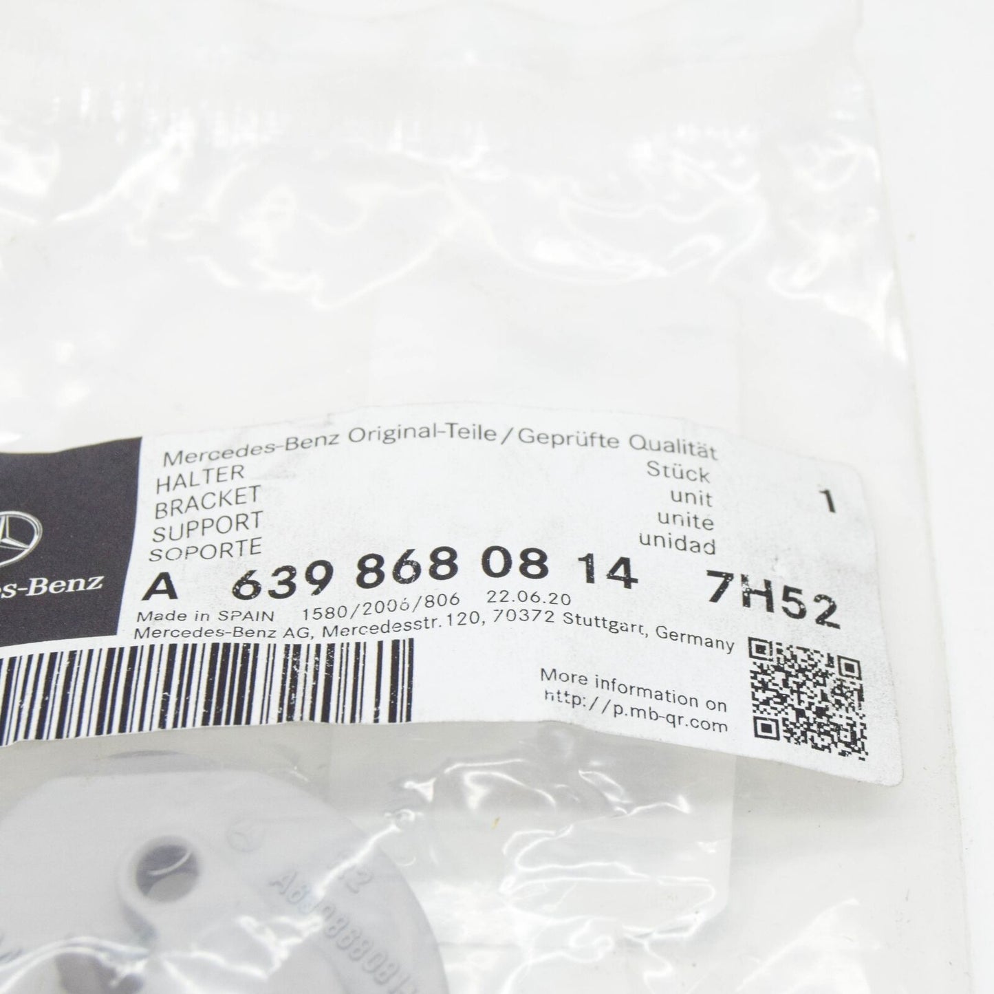 NEW MB VITO W447 RIGHT LOAD PROTECTION NET BRACKET A63986808147H52 ORIGINAL