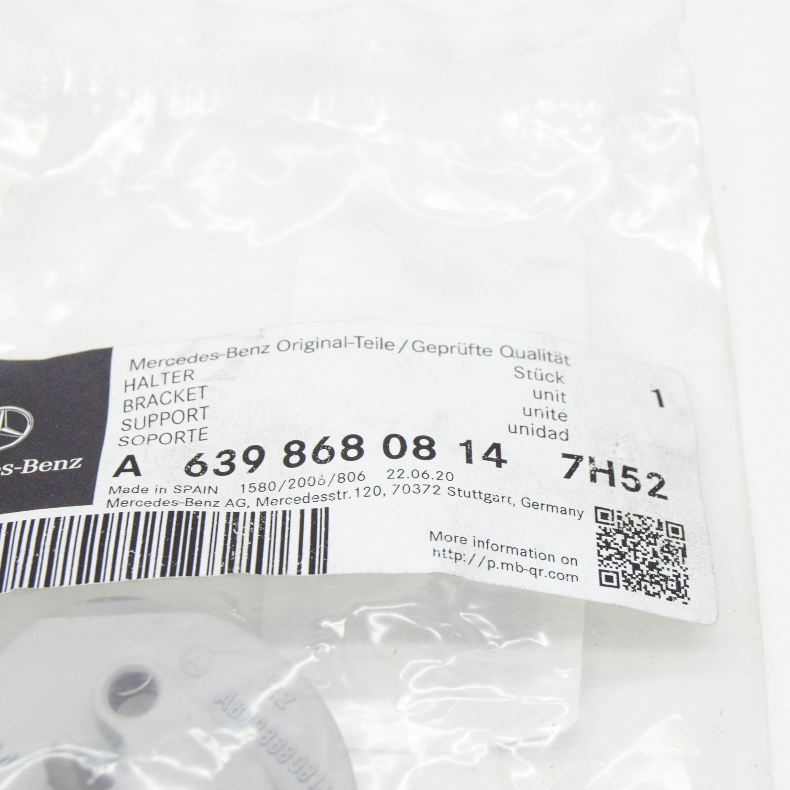 NEW MB VITO W447 RIGHT LOAD PROTECTION NET BRACKET A63986808147H52 ORIGINAL