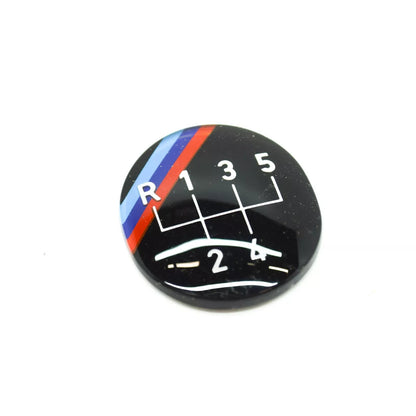 NEW BMW 3 E30 M-TECHNIK GEAR SHIFT KNOB EMBLEM LOGO 25111221612 ORIGINAL