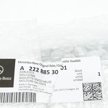 NEW MERCEDES-BENZ S W222 REAR LEFT BUMPER MOLDING A2228853001 ORIGINAL