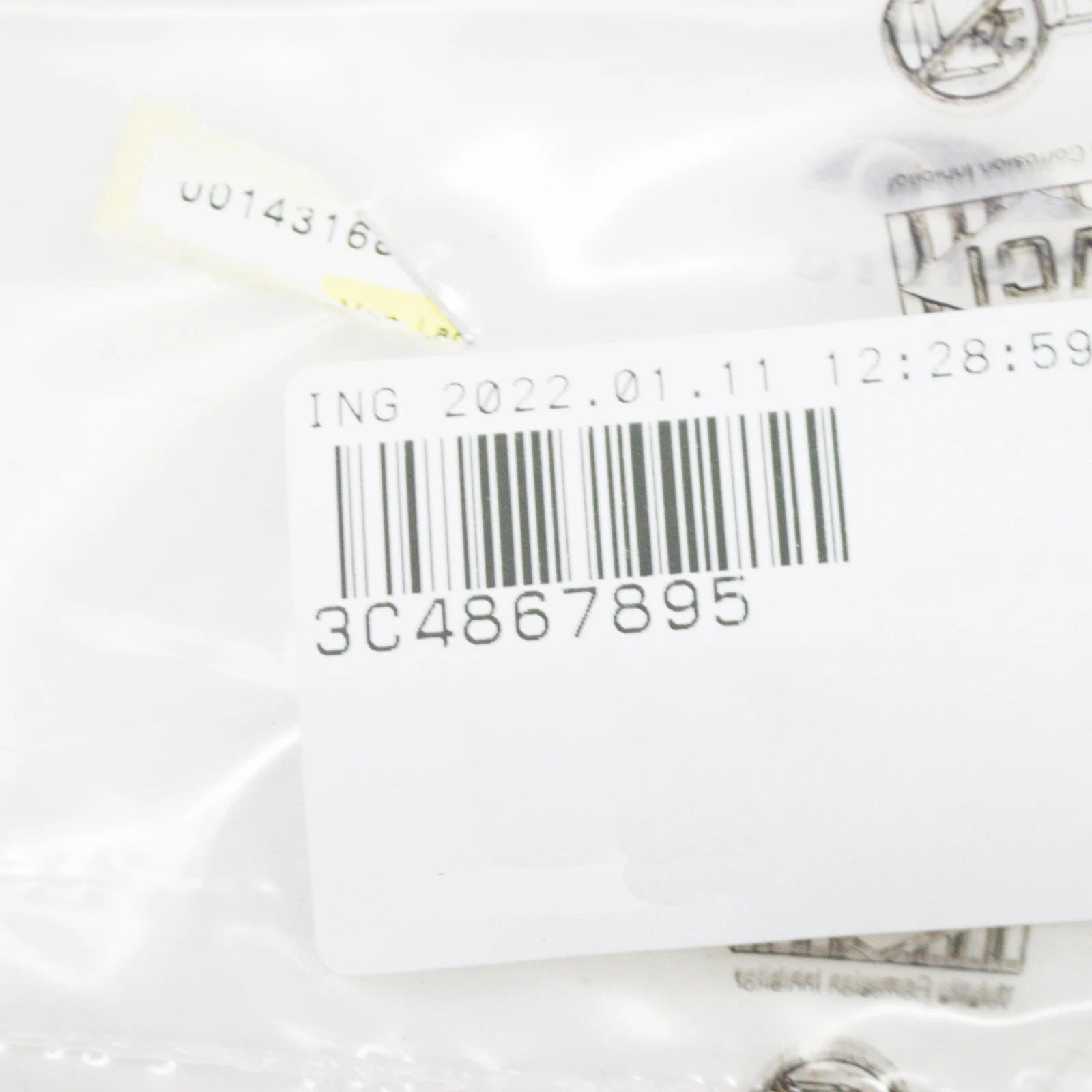 NEW VOLKSWAGEN PASSAT 3C B6 SUNSHADE HOOK SUPPORT 3C4867895 ORIGINAL