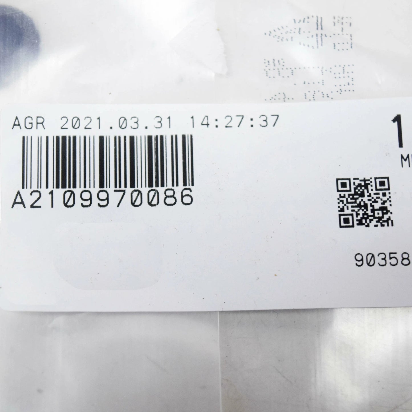 NEW MERCEDES-BENZ S-CLASS W220 GLOVE COMPARTMENT PLUG A2109970086 ORIGINAL