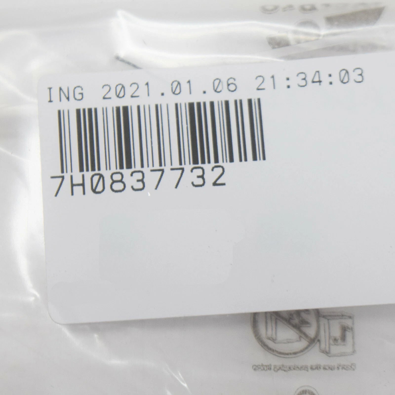 NEW VW TRANSPORTER R5 FRONT DOOR LOCK CABLE WITH CLIP 7H0837732 ORIGINAL