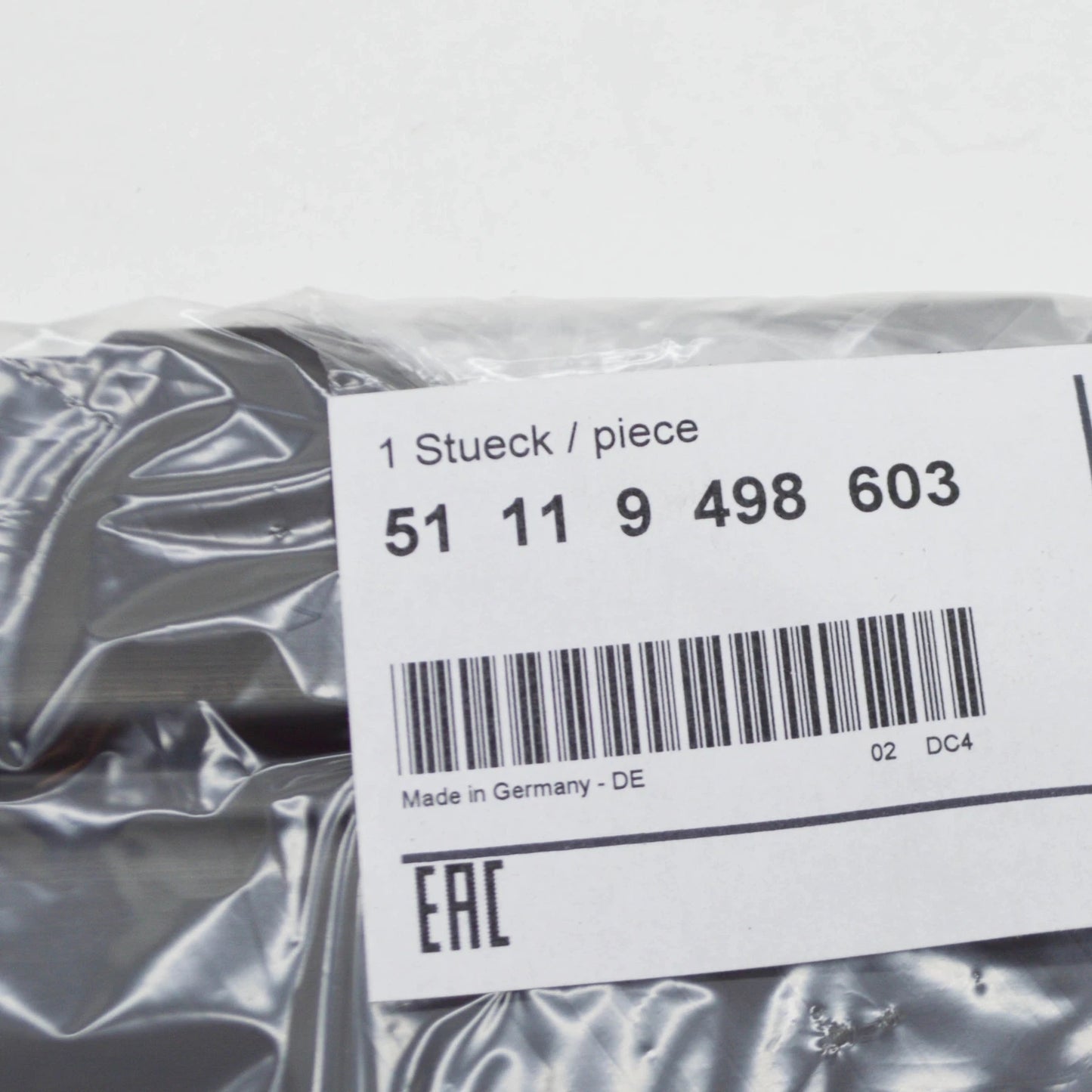 NEW BMW 5 G30 FRONT LEFT LOWER GRILL 51119498603 9498603 2016 ORIGINAL