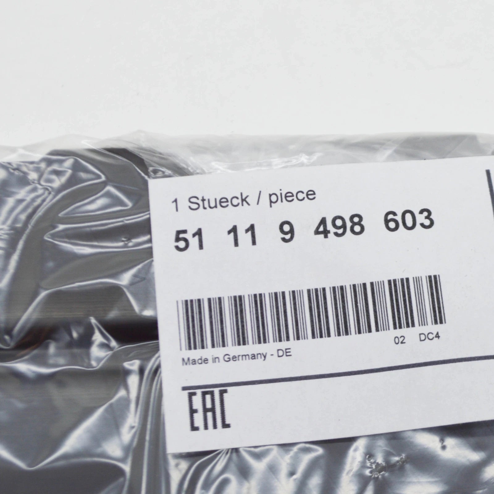 NEW BMW 5 G30 FRONT LEFT LOWER GRILL 51119498603 9498603 2016 ORIGINAL