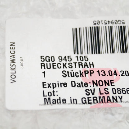 NEW VW GOLF MK7 REAR BUMPER REFLECTOR LEFT SIDE 5G0945105 2017 ORIGINAL