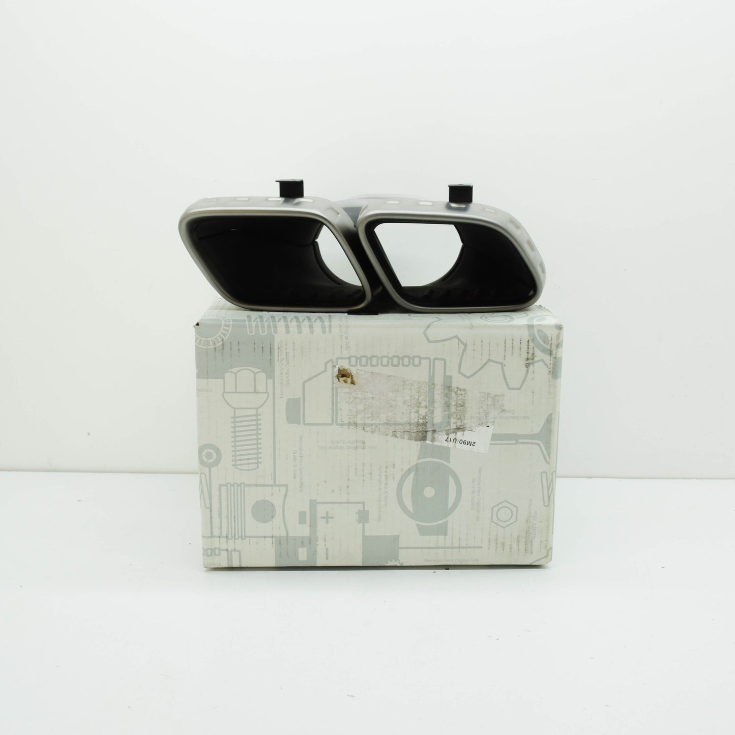 new mercedes-benz gle w167 rear right exhaust pipe tip a0004902400 original