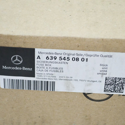 NEW MERCEDES-BENZ VITO W639 FUSE BOX A6395450801 ORIGINAL