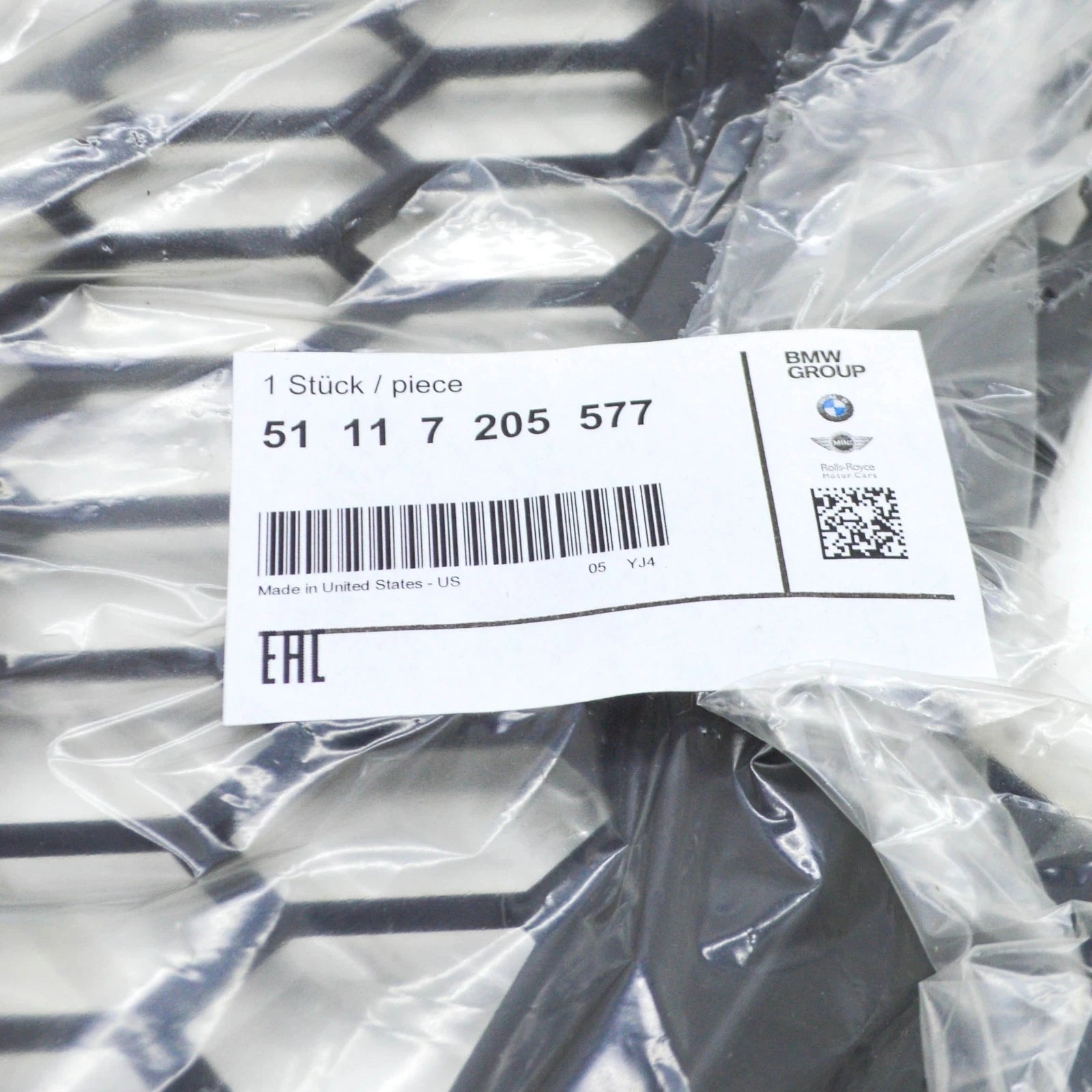 NEW BMW X5 E70 X6 E71 M STYLE FRONT BUMPER GRILLE GRILL LEFT 51117205577 7205577