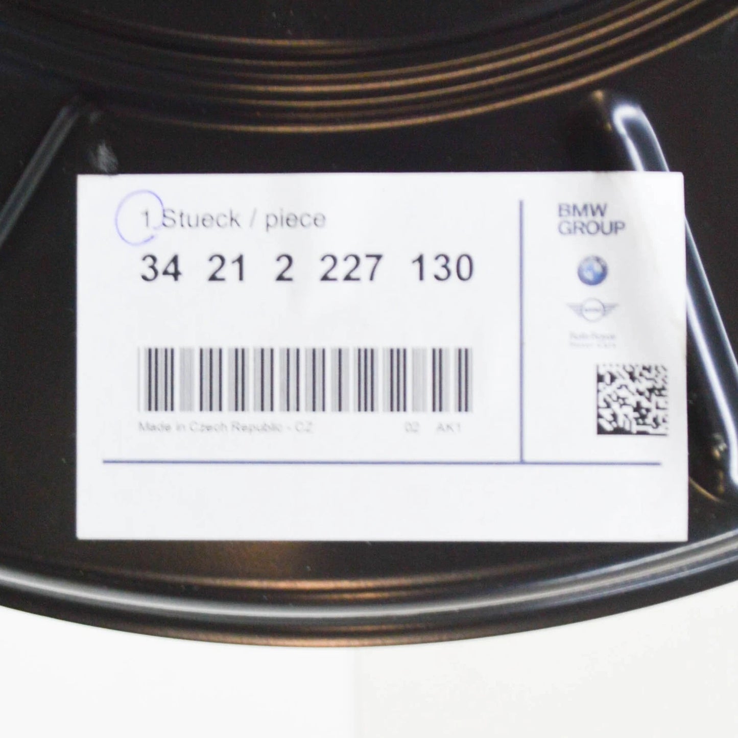 NEW BMW M3 E36 REAR RIGHT WHEEL BRAKE PROTECTION PLATE 34212227130 ORIGINAL