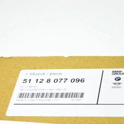 NEW BMW 7 G11 G12 REAR RIGHT BUMPER MOLDING TRIM 51128077096 8077096 ORIGINAL