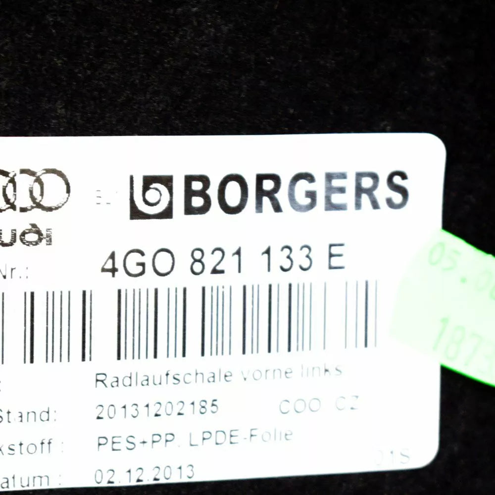 NEW AUDI A6 C7 FRONT LEFT WHEEL HOUSING LINER 4G0821133E ORIGINAL