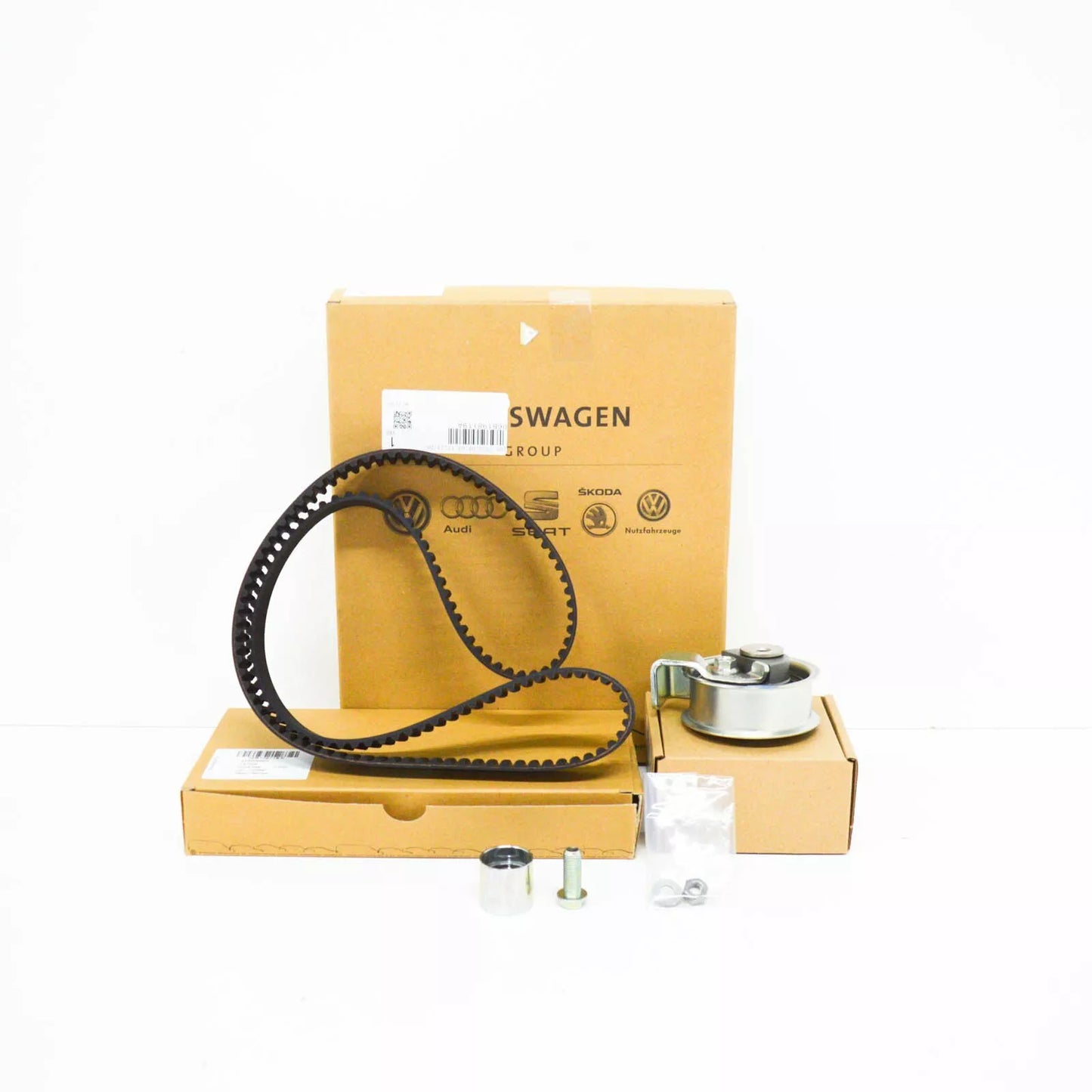 NEW AUDI A4 B6 TIMING BELT KIT WATER PUMP TENSIONER PULLEY 06B198119A ORIGINAL