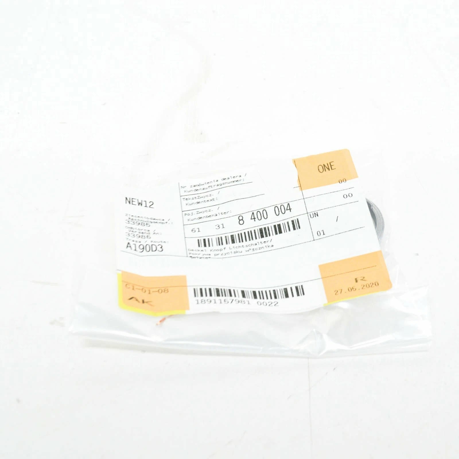 NEW BMW Z3 E36 LIGHT SWITCH KNOB COVER 61318400004 ORIGINAL