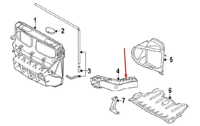 NEW BMW X6 E71 FRONT RIGHT BRAKE AIR DUCT 51747180624 7180624