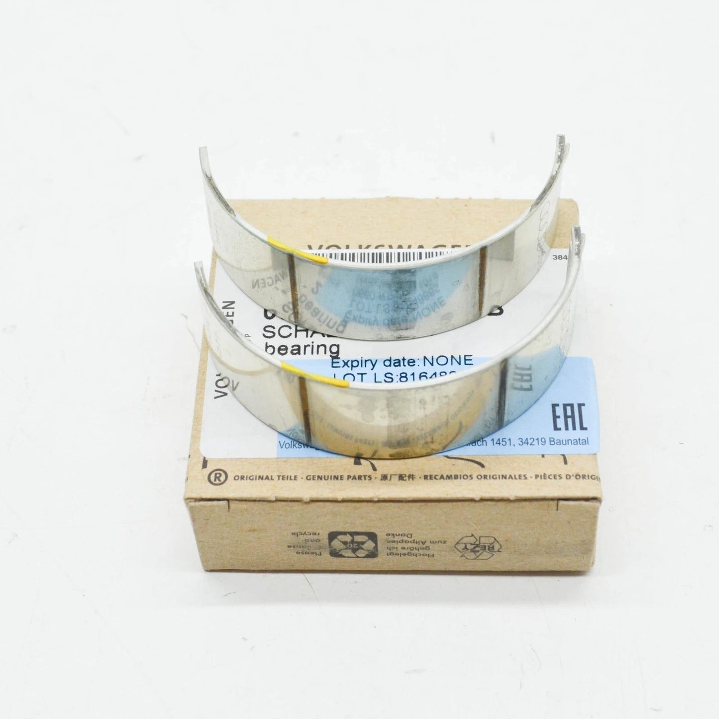 NEW AUDI A8 4H ENGINE UPPER MAIN ROD BEARING 2 PCS 07L105701NGLB