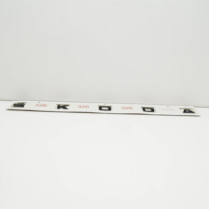 new skoda karoq nu rear tailgate lettering 565853687g041 original