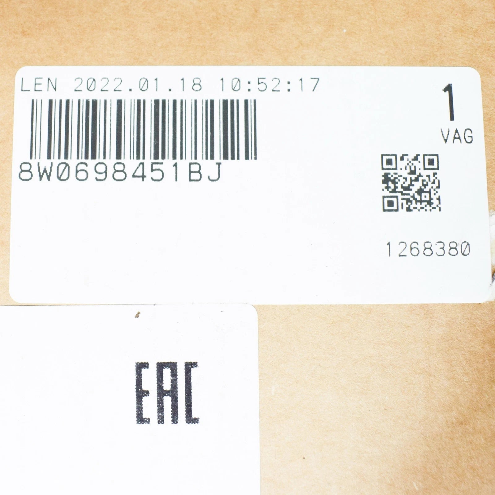 NEW AUDI A4 B9 REAR WHEEL BRAKE PADS SET 8W0698451BJ