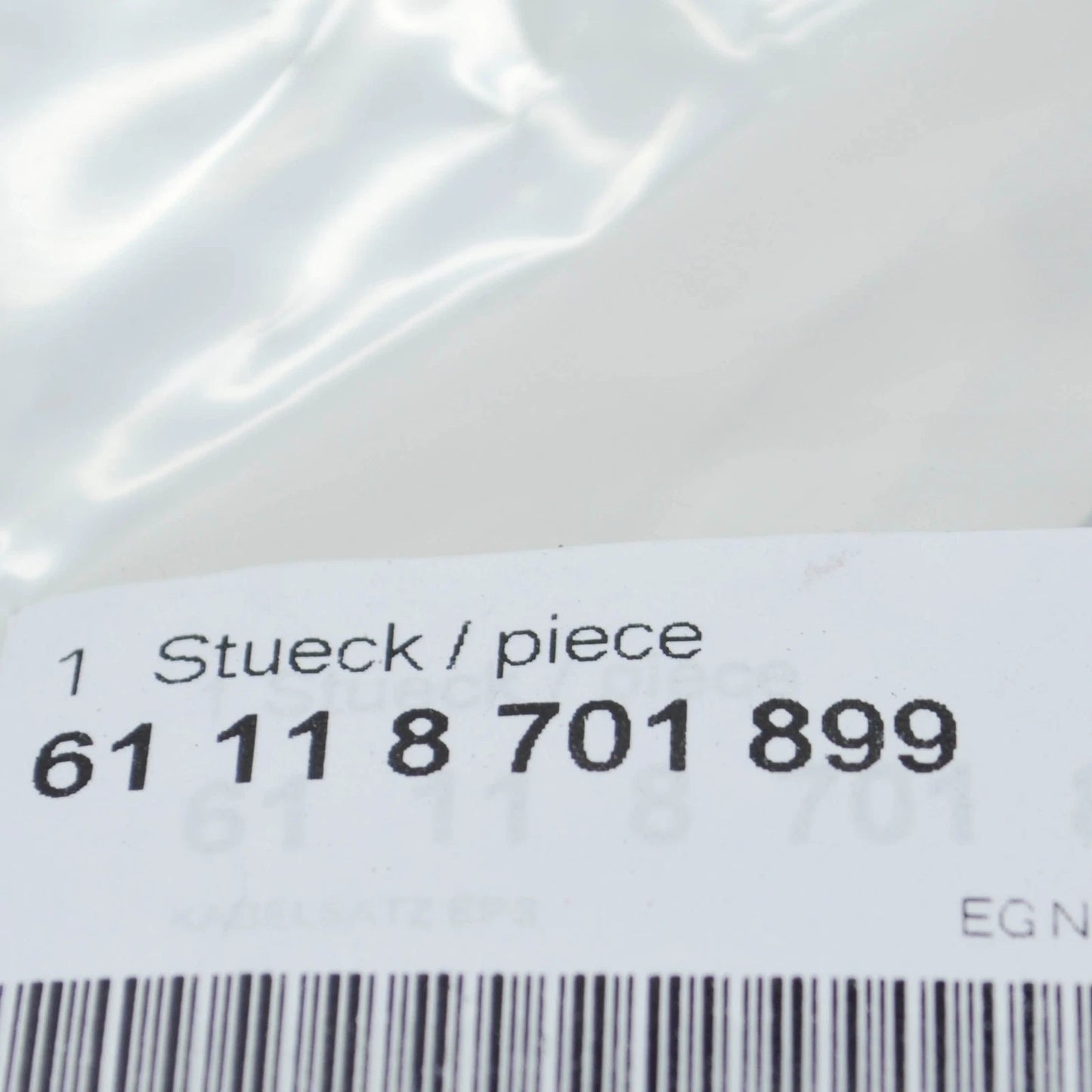 NEW BMW M5 F90 EPS WIRING HARNESS CABLE 61118701899 ORIGINAL