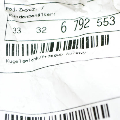 NEW BMW 3 E90 REAR AXLE LOWER BUSHING 33326792553 6792553 ORIGINAL