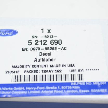 new ford mondeo mk5 oval emblem badge 5212690 ds73-8b262-ac original