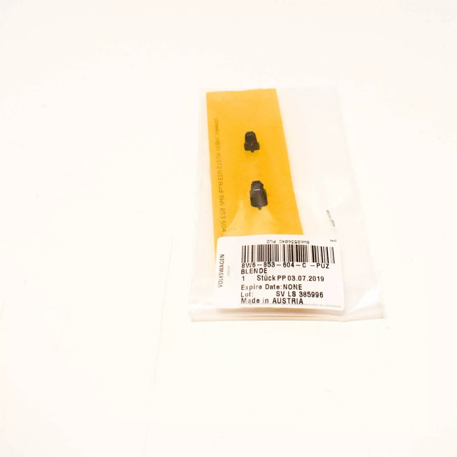 NEW AUDI A5 S5 8W6 FRONT RIGHT SIDE DOOR EMBLEM 8W6853604CPUZ