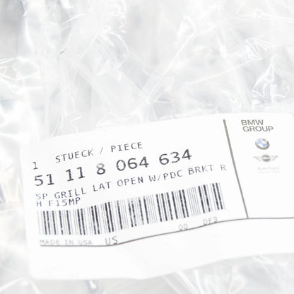 NEW BMW X5 F15 FRONT RIGHT M OPEN GRILLE 8064634 51118064634 ORIGINAL