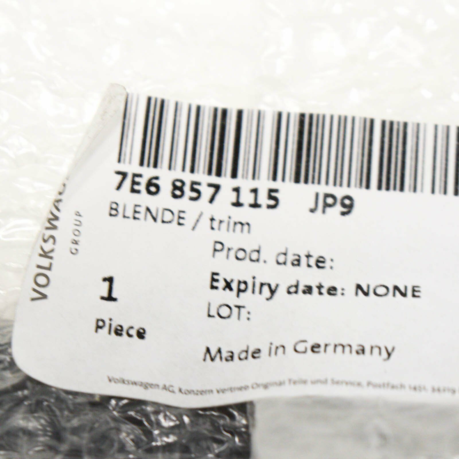 NEW VW TRANSPORTER T6 LEFT DASH PANEL TRIM RHD 7E6857115JP9 ORIGINAL