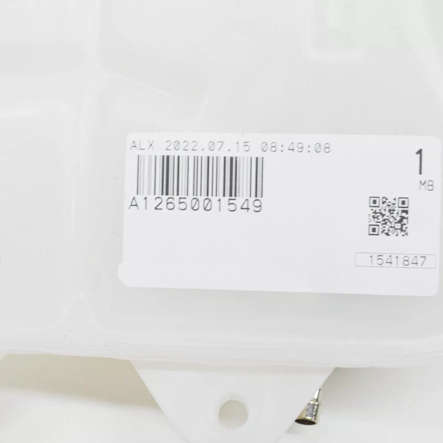 NEW MB S-CLASS W126 EXPANSION COOLANT TANK A1265001549 3.0 DIESEL ORIGINAL