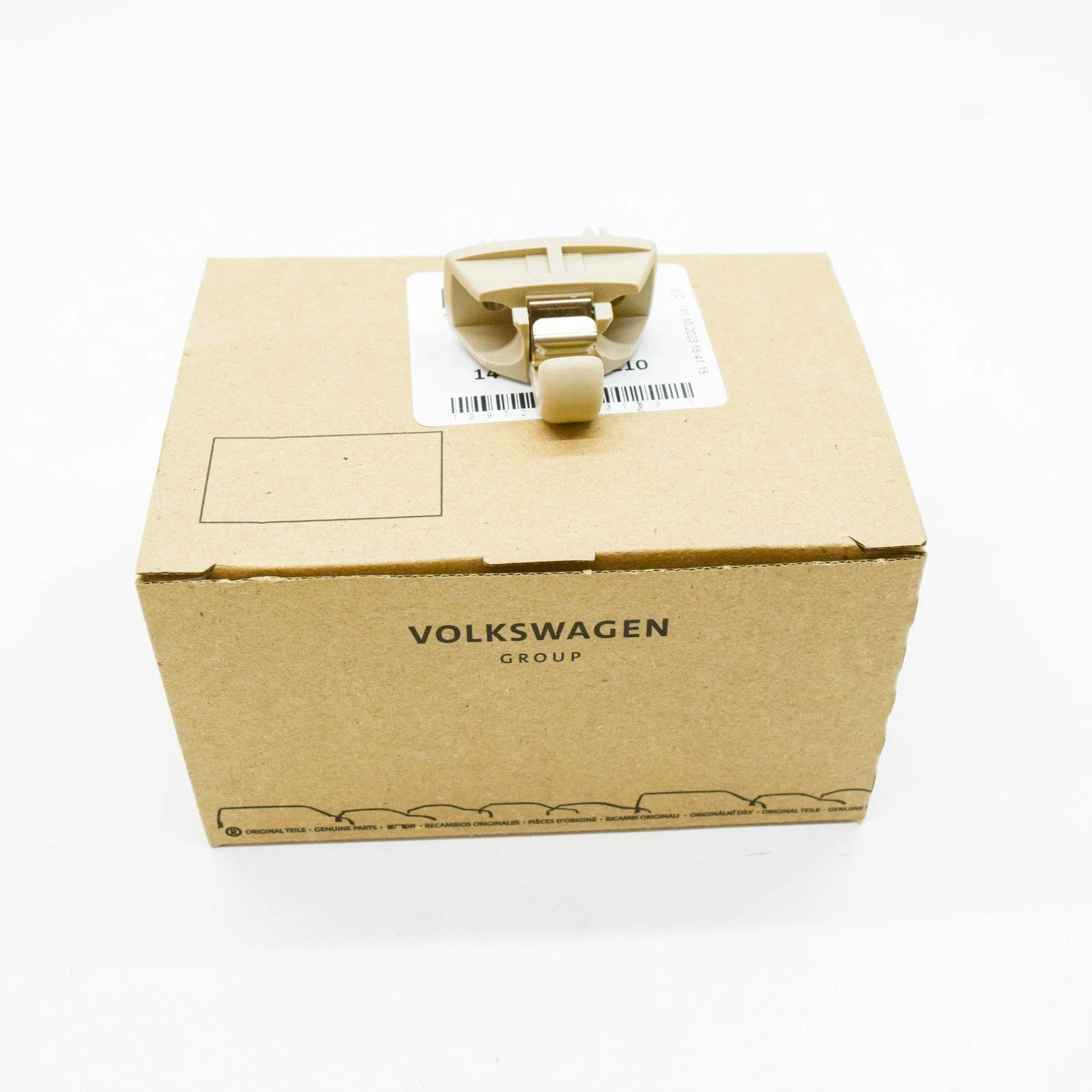 NEW AUDI A6 4G C7 SUN VISOR HOOK CLIP ATLAS BEIGE 4G0857562CE3 ORIGINAL