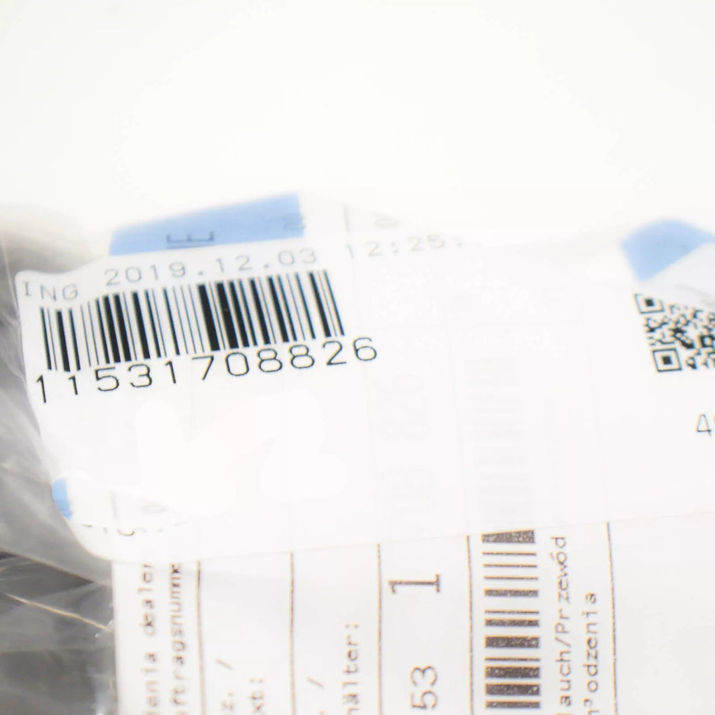 NEW BMW 3 E30 CABRIO COUPE SEDAN COOLING SYSTEM WATER HOSE 1708826 11531708826