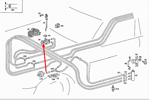 NEW MERCEDES-BENZ SALOON W123 DOOR LOCK ACTUATOR A0008006975 ORIGINAL